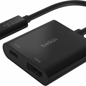 BELKIN ADAPTER USB C-HDMI WITH USB C POWER PASSTHROUGH,BLACK